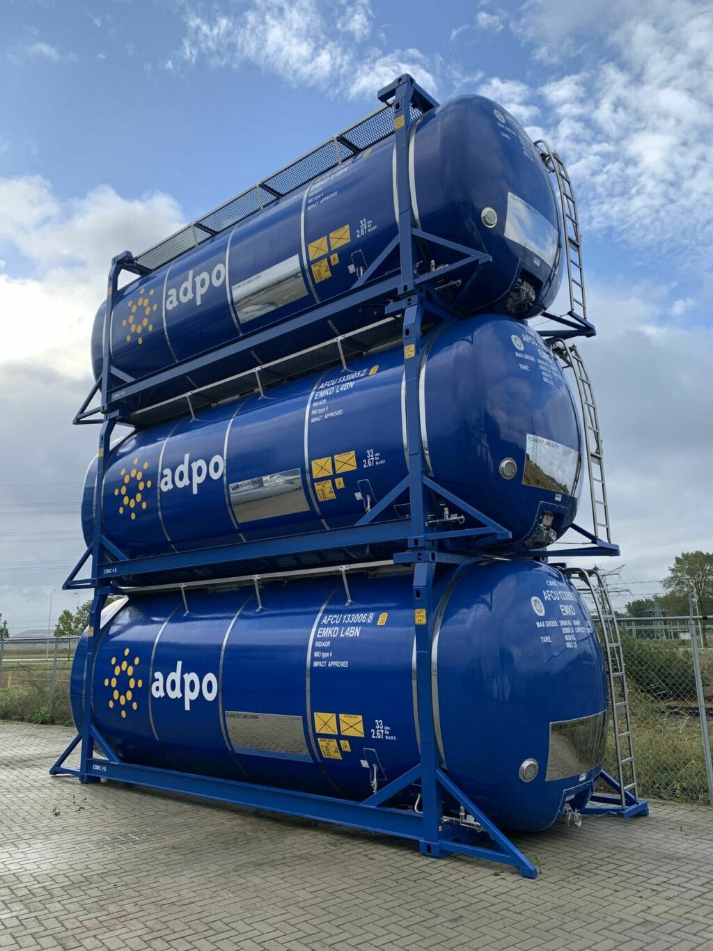 Arrival of swap tanks ADPO